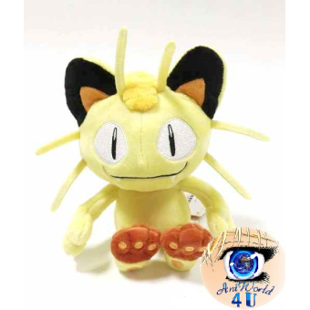Officiële Pokemon knuffel Meowth 19cm San-ei 